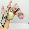 Chaveiro de Bolsa Dourado com Ouro Puro 999, Pingente de Bolsa com Padrão Xadrez, Design de Mini Bolsa, Versátil, Presente para Namorada
