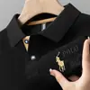 Fabricante Original Camisa Polo de Manga Corta de Verano para Hombre Camiseta de Manga Corta Bordada Holgada Casual de Negocios Nuevo Estilo