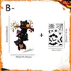Adesivos Eletrostáticos para Vidro sem Cola para Halloween para Janelas de Casa, Vitrines de Lojas e Fachadas, Decalques Decorativos para Janelas sem Resíduos