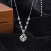Colar de Cubo de Açúcar Tendência no Tiktok para Mulheres, Pingente Quadrado de Diamante Cintilante, Corrente de Suéter Versátil da Moda de Luxo Leve, Peça Única Dropshipping