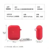 Funda Adecuada para Auriculares AirPods de 2ª Generación, Modelo Grueso de Apple de 2ª Generación con Hebilla, Cubierta Protectora de Silicona para Auriculares Bluetooth Integrado