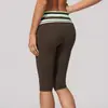 [Em Estoque] Calças Capri Transfronteiriças para Corrida ao Ar Livre, Fitness, Yoga, Shorts Esportivos de Bolinhas com Cintura Dobrável Escovada