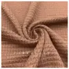 240g Jacquard Cuadros Pequeños Tridimensionales Poliéster Elástico Cuadros Jacquard Tejido Moda Vestido Tejido de Punto