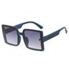 Gafas de Sol Cuadradas con Protección UV Modelo Nuevo 2026 para Mujer, Sombrilla de Moda para Caras Alargadas y Redondas, Gafas de Sol Simples y Versátiles