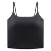 Ropa interior de espalda hermosa camisola para mujer tirante interior con almohadilla para el pecho verano base de una pieza tirante interior envuelto pecho brasier sin costuras