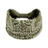 Faixa de Cabelo Colorida Retrô Europeia e Americana Castanha Padrão Paisley Edição Larga Headband Esportes Yoga Headwear Elástico Mulheres