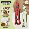 Pinza antiescaldaduras cuatro en uno, levantador de platos y tazones aislado, pinza tres en uno específica para cocina, pinza para platos, pinza para platos y tazones para cocinar al vapor para uso en la cocina