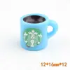 Funda para Teléfono Móvil Taza de Café Pegamento de Crema Adornos de Bebida en Miniatura Botella de Paisaje Accesorios Micro Accesorios de Resina para Bricolaje Venta al por Mayor