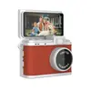 Câmera digital retro de polegar com flip para festas de estudantes, portátil para fotografia e gravação de vídeo, CCD de alta definição para pendurar no pescoço