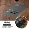 Jogos Americanos Tecidos em Teslin Japonês Jogos Americanos Decorativos Estilo Retrô para Sala de Chá Práticos Impermeáveis Isolantes Jogos Americanos Espessos para Mesa de Jantar
