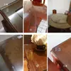 Mesa de Centro Mesa de Comedor Encimera Vidrio Templado Fijación Junta Antideslizante Ventosa de Doble Cara Alfombrilla de Junta de Vidrio Transparente