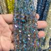 Contas Torcidas de 8mm DIY Joias Contas de Cristal de Vidro Joias Pulseira Colar Acessórios de Joias da Moda Produtos Semiacabados
