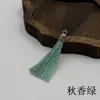 Borla Pequeña de 6CM Borla Anillo de Tirador de Sombrero de Aleación Borla Regalo Adorno de Borla Hecho a Mano DIY Accesorios para Bolsos Ropa Borla