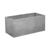 Frete grátis vaso de cimento jardineira retangular estilo nórdico simples decoração de casa projeto de hotel vaso de flor de argila de magnésio para exterior