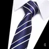 Corbata para Hombre para Negocios y Boda, Rayas Jacquard Puntos Flecha Formal Poliéster Seda para Novio y Padrino