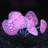 Venta al por mayor de decoraciones para acuarios de fabricantes Coral suave simulado de silicona con efecto fluorescente Paisajismo de nubes grandes Bonsái