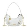Bolso Infantil Estilo Coreano Patrón Piedra Bolso de Hombro Simple Color Sólido Bolso Cruzado para Bebé Nuevo 2025 Bolso de Axila para Niñas