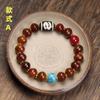 Pulsera de Hueso de Camello del Tíbet Pulsera de Hueso de Camello Viejo del Tíbet Envuelto en Hueso con Accesorios de Cuentas Dzi Joyería de Estilo Étnico Tibetano