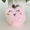 Bolas de Baño de Dibujos Animados, Herramienta Espumante y Exfoliante para el Baño de Niños, Bolas Florales de Baño de Frutas Lindas, Fabricante de Esponjas Exfoliantes y de Baño