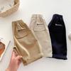 Pantalones Casuales Bordados para Niños de 0 a 5 Años Otoño Ropa Infantil de Corea del Sur Moda para Niños Alfabeto Combinan con Todo Pantalones Cómodos Bebé