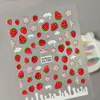 Pegatinas Estampadas de Frutas Frescas Transfronterizas, Múltiples Opciones Disponibles, Fresa 3D, Sandía, Cereza Pegatinas para Uñas, Estilo Ca