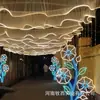 Cortinas de Teto Luminosas Decoração de Teto Tiras de Luz LED Tiras de Luz à Prova d'Água Casamento ao Ar Livre Acampamento Restaurante Atmosfera
