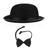 Conjunto Temático Clássico de Mágico Lincoln Chapéu Alto e Capa 15cm de Altura Conjunto Completo para Festa Cosplay Performance de Palco