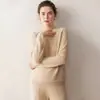 Colección Otoño/Invierno 2026 de Bai Cai Rong: Suéter de Moda Versátil de Cachemir con Cuello Medio de Lunares, Mangas Raglán, Corte Holgado, Estilo Relajado