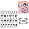 Zhengxiang transfronterizo 2023 pegatinas para uñas relieve 5D Halloween Navidad niños europeos y americanos pegatinas para uñas personalizadas venta al por mayor