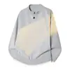 Suéter Masculino Jianheng 2025 Estilo Preguiçoso, Camada Interna Falsa de Duas Peças, Camisa Base de Tricô de Gola V Pequena de Alta Qualidade