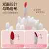 Pincel de Labios de Cristal en stock Venta al por mayor Pincel de Labios Flocado Palito Portátil para Mujer Varilla Transparente de Cristal Brocha para Brillo de Labios Glase de Labios