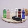 Frasco de 50ml com Tampa de Rosca Preta Frasco de Refil de Hidrossol Frasco de Álcool Frasco com Tampa Padrão Azul Frasco de 50ml com Tampa de Rosca Frasco de Água Removedor de Maquiagem