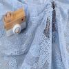 Stock Listo del Fabricante Primavera y Verano Nueva Moda Ropa Popular Tejido de Encaje Otoño e Invierno Vestido de Moda para Mujer Material de Encaje