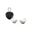 Protetores Auriculares de Silicone, Ultra-Silenciosos, Ultra-Impermeáveis, Protetores Auriculares à Prova de Som com Design de Barbatanas de Tubarão, Protetores Auriculares para Natação e Dormir com Logotipo Imprimível