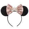 Faixa de Cabelo com Laço do Mickey Transfronteiriça Europeia e Americana para Bebê Festa de Feriado DIY Faixa de Cabelo Festa de Dia dos Namorados Acessórios de Cabelo para Crianças