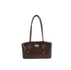 Bolso Tote de Cuero con Cera de Aceite Retro Nuevo 2026 para Mujer, Bolso de Hombro de Alta Gama de Gran Capacidad para el Trabajo, Bolso de Mano de Nicho para el Brazo