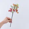 Flores Artificiales de la Fábrica de Frutas de la Cosecha, Pared de Rosas Flores Falsas, Plantas Verdes al por Mayor, Manualidades para Decoración de Bodas, Ins Transfronterizo