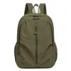 Mochila casual unissex de cor sólida simples, leve, estilosa, portátil, adequada para viagens e esportes ao ar livre, atacado