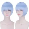 [Tongchuan] Guerrero Evangélico del Nuevo Siglo EVA Ge Cheng Miri cosplay Peluca Cabello Rizado Morado