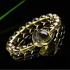 Donghai Qinpei Joyería Citrino Natural Zorro de Nueve Colas Cabeza Grande Zorro Lindo Pulsera de Cuerda Tejida a Mano Pulsera Regalos para Hombres y Mujeres