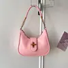 Estilo Coreano Individual de Moda Cerradura Moda Nicho Versátil Bolso de Hombro Único Elegante Simple con Estilo Bolso Cruzado Bolso de Axila
