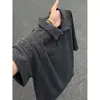 Camisa polo de manga corta estilo retro americano old money para hombre, sensación de alta gama para verano, camiseta de punto con cuello, corte relajado