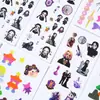 Nuevos Varios Personajes de Dibujos Animados Impermeables Pegatinas de Tatuaje Personalizadas Creativas Impermeables Semi-Desechables Pegatinas de Tatuaje
