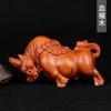 Zambia sándalo de sangre corrida de toros es aproximadamente 8.5 * Largo * 3.5cm de ancho escritorio oficina decoración texto juego mango