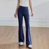 Leggings Ligeramente Acampanados Piel de Tiburón para Mujer, Novedad Verano 2026 Cintura Alta Adelgazantes Casuales Fitness Deporte Yoga