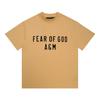 Essentials Hhh Marca Tendência Estilo Americano Verão Estampa de Letra Solta Casual Manga Curta Camiseta para Homens e Mulheres Ins