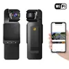 Grabadora Portátil con Pantalla, Cámara de Bolsillo, Grabación de Audio y Video, con Cámara Motorizada, Visión Nocturna HD, Cámara Deportiva