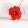 Brownie Flor Artificial Abierta Tulipán Tacto PU Hidratante Adornos para Boda Sala de Estar Flores Artificiales Decorativas Fabricante Venta al por Mayor