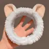 Linda diadema de felpa para lavarse la cara, diadema para lavarse la cara de hombre, diadema especial para aplicar mascarillas faciales, nuevo modelo 2026 para mujer