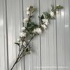 Camélia de Galhos Altos Camélia Selvagem Simples Exibição Floral de Interior Layout de Salão de Casamento Flor de Chão Flor de Seda para Casamento